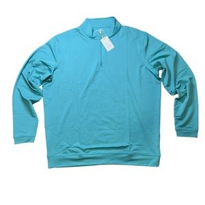 Peter Millar Tshirt Mens XL 1/4 Zip Pullover Sweater